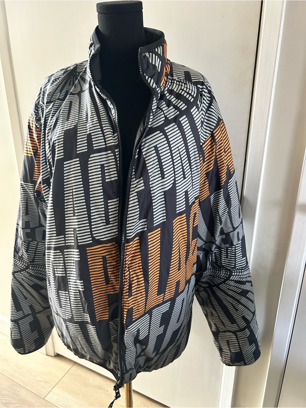 Palace Skateboards LTD Planet Palace Graphic Black & Orange 3M Thinsulate Jacket